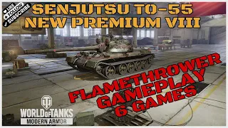 World of Tanks Console SENJUTSU TO-55 GAMEPLAY NEW PREMIUM TANK VIII WOTC (created by JBMNT_SVK_)