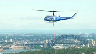CARS24 Delivers a CAR Across Sydney via Helicopter!