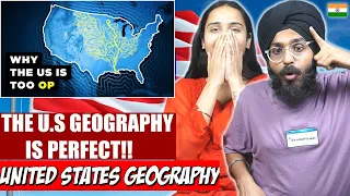 Indians React to How Geography Made The US Ridiculously OP!!