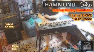 Hammond SKX - ROCK settings 01 - internal sim & drive