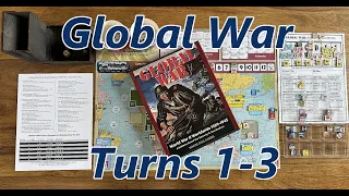 Global War: World War II Worldwide 1939-1945 Playthrough, Turns 1-3