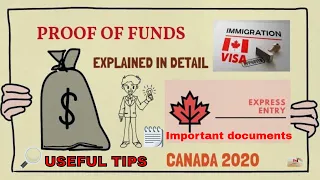 PROOF OF FUNDS FOR EXPRESS ENTRY!! CANADA 2020!! EXPLAINED IN DETAIL.cA