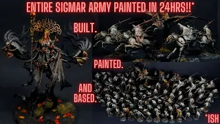 SCARIEST Warhammer Army in the World? Speed Painted in 24hrs!