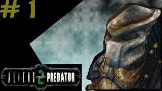 Aliens Versus Predator 2 - Predator Campaign #1 - Mission 1: Hunt 1/2