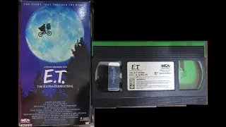 Closing to E.T.: The Extra-Terrestrial 1988 VHS