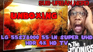 Unboxing of Brand New LG 55SJ8000 55-in Super UHD 4K HD TV