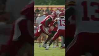 Justyn Ross is shifty 😮‍💨 #shorts #chiefscamp