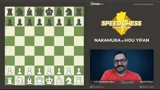 La mejor jugadora de ajedrez del mundo en acción contra Nakamura