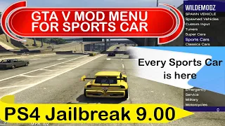 GTA 5 Wildemodz all Mods Sports cars version 1.47 on ps4 jailbreak 9.0 part 4