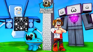 Batalha de Construção de SKIBIDI TOILET | Build a Boat Roblox