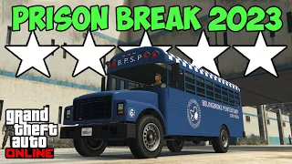 Playing the Prison Break in 2023 in GTA 5 Online