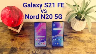 Samsung Galaxy S21 FE vs OnePlus Nord N20 5G