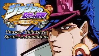 JoJo's Bizarre Adventure: Heritage for the future (Arcade) - Unused/Unfinished Sprites & Animations