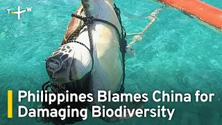 Philippine Coast Guard Accuses Chinese Fishers of Damaging Biodiversity | TaiwanPlus News