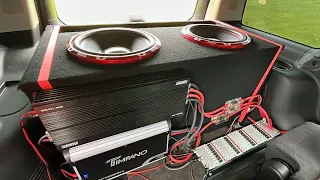 88 POUND SUBWOOFERS TEAR UP PANELS