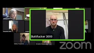 "Buttfucker 3000" Enters Judge Jeffreys Courtroom Zoom Session