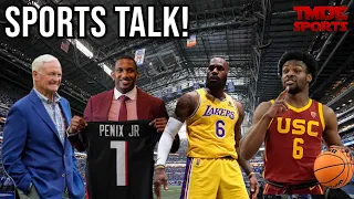 Jimmy's Dome/Falcons QB in Penix and Lebron and Bronny James #nba #NFL #sportsnews #youtubechannel