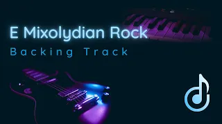 Super E Mixolydian Rock backing track