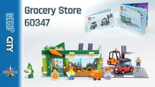 LEGO 60347 Grocery Store Speed Build & Unboxing | LEGO City