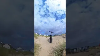 Insta360 down at the Beach. Engwe Engine Pro