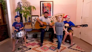 Colt Clark and the Quarantine Kids play, "Loves Me Like a Rock"