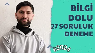 95) Kpss Tarih Deneme Sınavı | 27 Soruluk Bilgi Dolu | KPSS 2024 | Ali Gürbüz #kpss #kpss2024