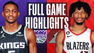 Sacramento Kings vs. Portland Trail Blazers | FULL GAME HIGHLIGHTS | March 31, 2023 | NBA Season