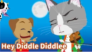 Hey Diddle Diddle | Children Nursery Rhyme | Kids Songs | Baby Puff Puff