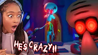 Squidward has gone CRAZY!!