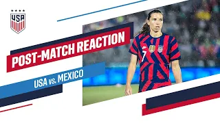 POST-MATCH REACTION: Tobin Heath | USWNT vs. Mexico | July 1, 2021