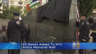 Names Added To Police Memorial Wall