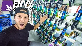ENVY SCOOTERS FACTORY FULL TOUR!