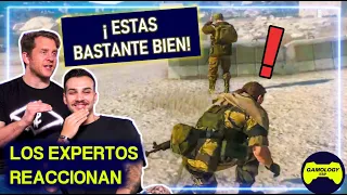 Fuerzas Especiales REACCIONAN a los juegos “serios” de Metal Gear Solid V | Los Expertos Reaccionan