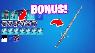 All Geralt of Rivia Bonus Rewards in Fortnite