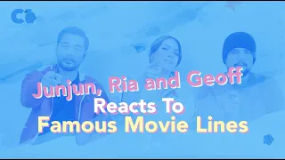 "Someone said the exact same thing to me!" | Ria, Junjun & Geoff Reacts to Movie Lines | C1Exclusive