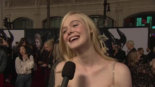 Elle Fanning Interview at Maleficent Mistress of Evil World Premiere