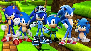 Sonic Forces Speed Battle - ALL SONICS (HD Widescreen)