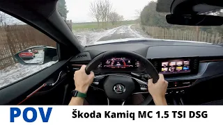 2023 Škoda Kamiq MonteCarlo 1.5 TSI DSG 110kW 4K POV Test Drive #16 | Autobahn, Twisty road driving,