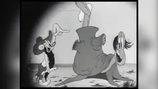 Looney Tunes tickle scene