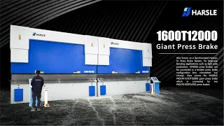 WE67K-1600T12000 Tandem Giant CNC Hydraulic Press Brake Machine For Light Pole Production