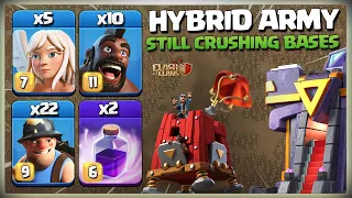 SWAGGED! TH15 Hybrid | Th15 Queen Charge Hog Miner Attack Strategy | Best TH15 Attack Strategy | Coc