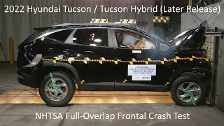 2022-2023 Hyundai Tucson / Tucson Hybrid NHTSA Full-Overlap Frontal Crash Test (Later Release)