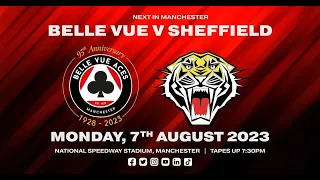 Speedway British Premiership: Belle Vue Aces v Sheffield Tigers   Monday, August 7, 2023