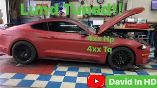 2019 Mustang GT: Lund Racing 93oct Tune and JLT Intake DYNO numbers!!