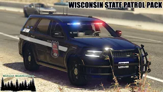 NEW | Wisconsin State Patrol Car Pack | FiveM | Badger State Roleplay | Midwest Modifications