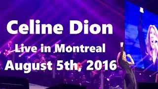 Celine Dion - FAN DVD - Live in Bell Centre, Montreal (Full HD, August 5th 2016)