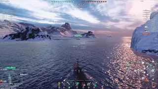 PLAYING MY FAVORITE DESTROYER WHILE FLAMBASS PLAYS MONTANA - Elbing in World of Warships - Trenlass