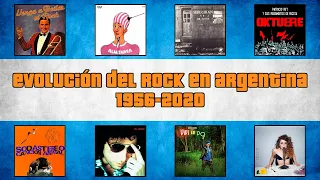 Evolution of rock in Argentina: 1956-2020