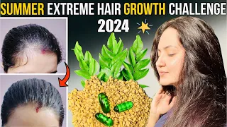 14 Days Summer Extreme Hair Growth Challenge (2024) : Grow Hair Faster Thicker & Longer in 14 Days❤️