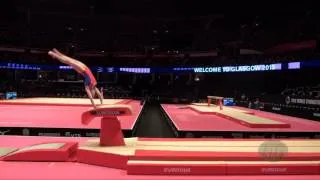 JONG Un Gyong (PRK) - 2015 Artistic Worlds - Qualifications Vault 1